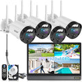 【All-in-One Security System】 5MP Outdoor Wireless Security Camera System by WEILAILIFE