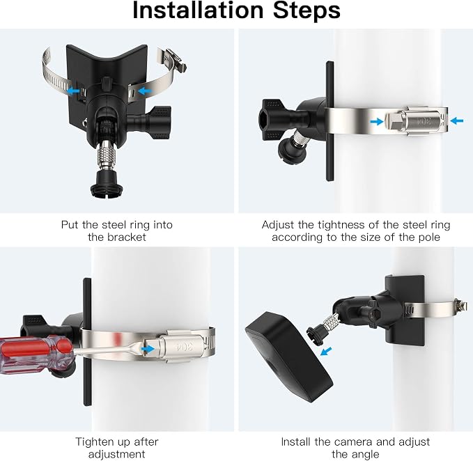 HOLACA Blink Camera Pole Mount Blink Outdoor Mount Compatible - Image 2