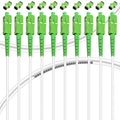 10Pack - 3m SC/APC to SC/APC Fiber Optic Internet Cable, Armored Single Mode by Bangun