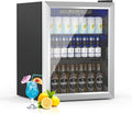 DOGHLY 1.7 Cu.ft Mini Fridge Glass Door, 72 Cans Beverage Refrigerator | Drink Fridge for Soda Beer Wine, Digital Temperature Control, Removable Shelf, Quiet Beverage Cooler for Office, Dorm, Bar by DOGHLY