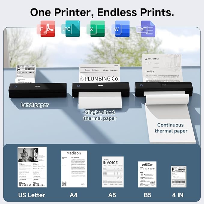 HPRT Inkless Portable Printer Wireless - Image 6