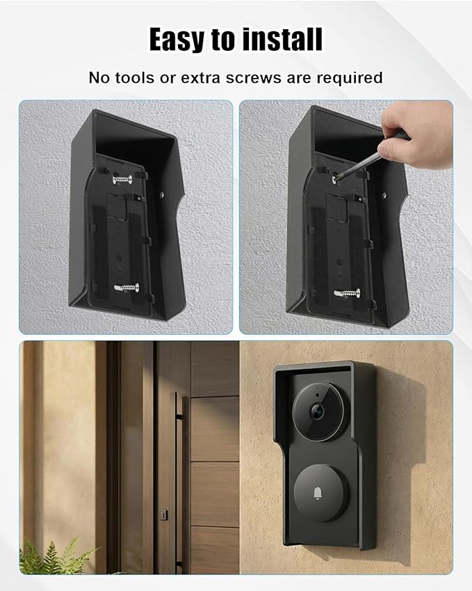 Outdoor Doorbell Protection Shield Compatible - Image 3