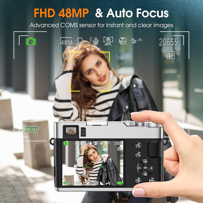 4K Digital Camera for Photography Autofocus, 48MP Vlogging Camera - Image 3