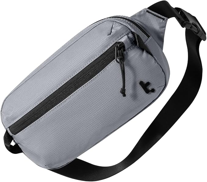 tomtoc 1.5L Sling Bag with RFID Blocking, Crossbody Bag Minimalist Chest by tomtoc