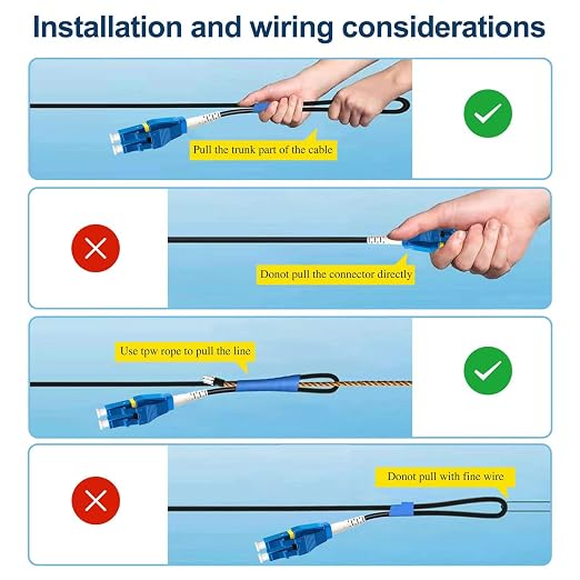 30ft Uniboot LC to LC Outdoor Armored Fiber Patch Cable, Single Mode Duplex - Image 7
