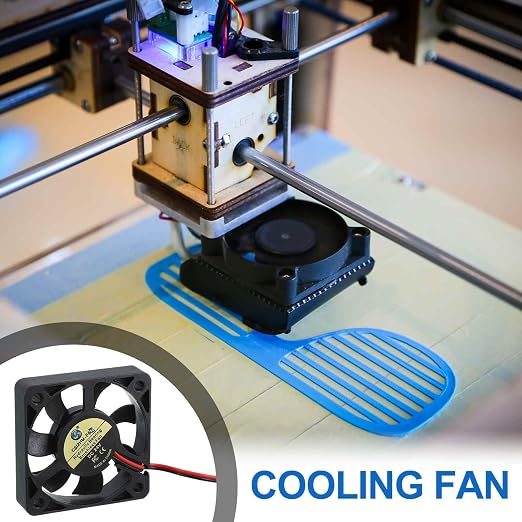 MECCANIXITY 5010 Fan 50mm x 10mm 2 Inch 24V Small Plastic Cooling Fan 2 Pin - Image 5