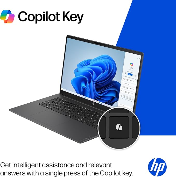 HP OmniBook 3 17.3 inch Laptop PC, FHD Display, AMD Ryzen 3 30, 8 GB RAM, 512 GB SSD, AMD Radeon 610M Graphics, Windows 11 Home, Mica Silver, 17-dp0199nr - Image 12