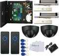 TCPIP 2 Doors Magnetic Lock Access Control Systems Request to Exit Detector by MENGQI-CONTROL
