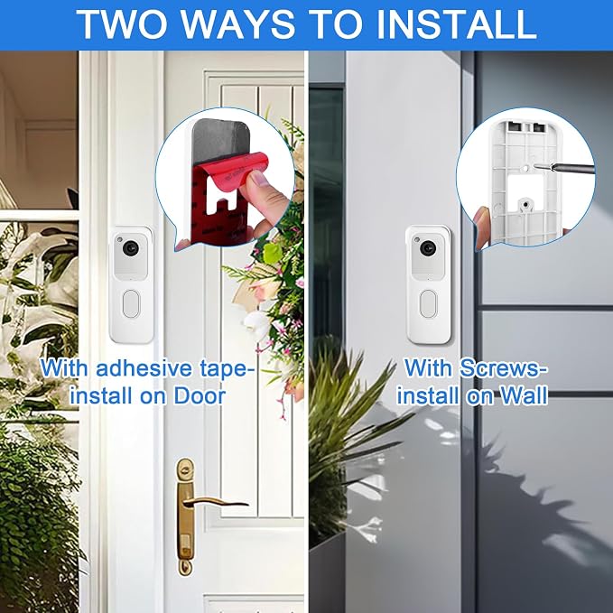 Adhesive Door Mount for All-New Blink Video Doorbell Camera Only, Not Block - Image 3