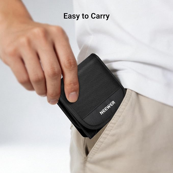 NEEWER 82mm Filter Case, Trifold Foldable Splash Resistant Protective Carry - Image 6