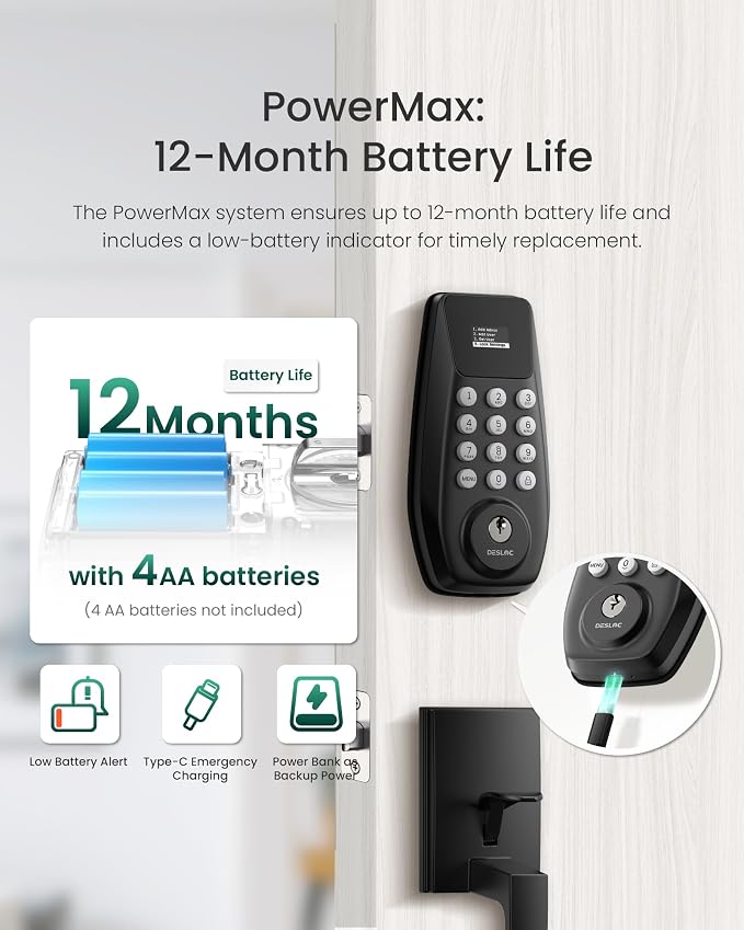 DESLOC C100 Keyless Entry Door Lock - Image 5