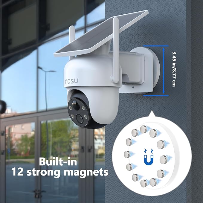 Magnetic Mount for AOSU D1 SE/Lite/Max, Reolink Argus 3MP/4MP/5MP/2K, SEHMUA 2K - Image 5