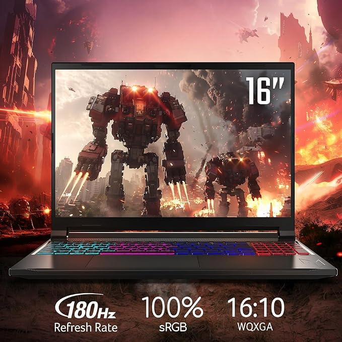 acer Nitro V 16S AI Gaming Laptop | Intel Core 7 240H Processor | NVIDIA GeForce RTX 5060 Laptop GPU (572 AI Tops) | 16" WUXGA IPS 180Hz Display | 32GB DDR5 | 1TB Gen 4 SSD | Wi-Fi 6 | Win11 Pro - Image 4
