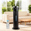 Large Humidifier for Bedroom, 8L/2.1Gal Ultrasonic Cool Mist, Remote control,Easy Clean with 350ML/H Large Mist Speed, Suitable for Kids Room Plant Yoga Study Room Office (Black) by Unknown
