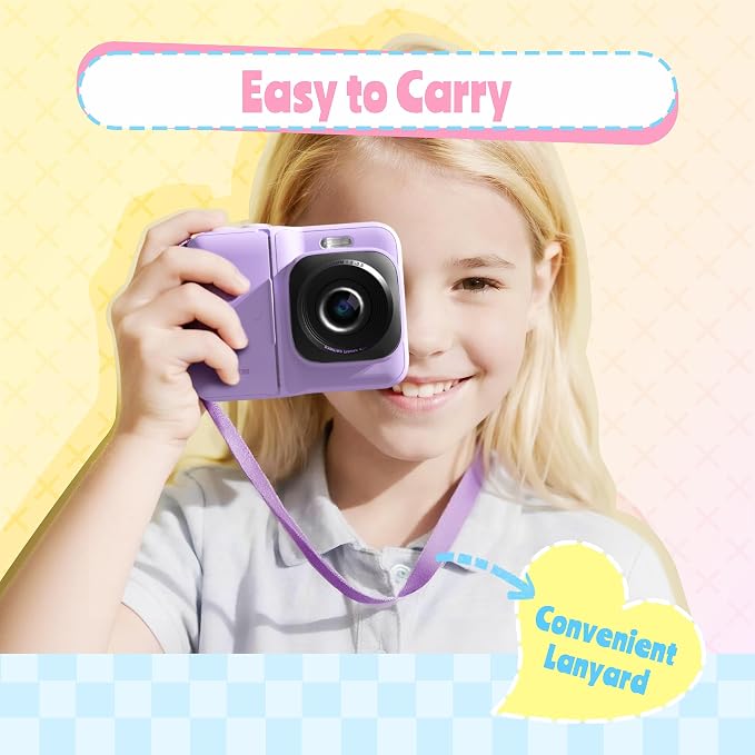 Instant Print Camera for Kids, Christmas Birthday Gifts for Girls Boys Age 3-12 - Image 8