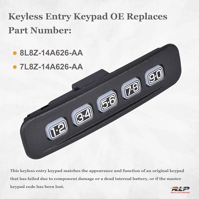 Keyless Entry Keypad Driver Side Keyless Lock Pad Compatible - Image 5
