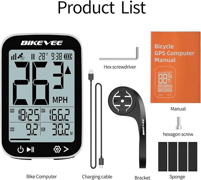 GPS Bike Computer Wireless Cycling Computer - Image 9