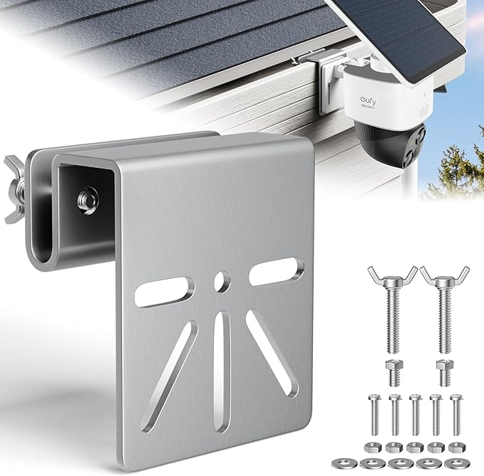 1 PCS ViewKurM Gutter Mount for Security Cameras, Stainless Steel Camera Mount by ViewKurM