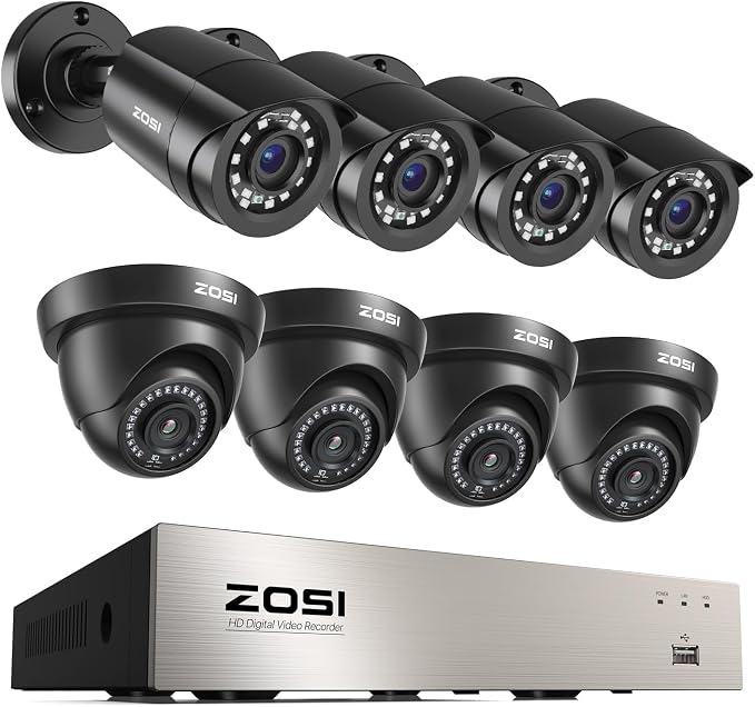 ZOSI 8CH 3K Lite Security Camera System by ZOSI