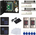 2 Door Access Control Board System 600lbs Electromagnetic Lock Infrared NoTouch by MENGQI-CONTROL