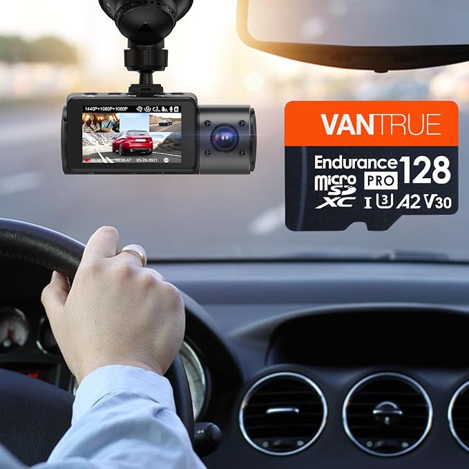 Vantrue 128GB U3 microSDXC UHS-I 4K UHD Video Monitoring Memory Card - Image 5