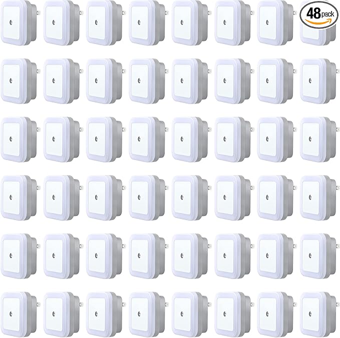 Tuanse 48 Pack LED Night Lights Plug into Wall Smart Sensor Sensor Automatic by Tuanse