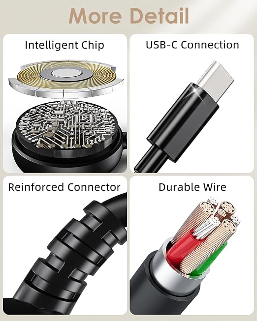2 in 1 for Samsung Watch Charger, 25W USB C Fast Charger Compatible - Image 8
