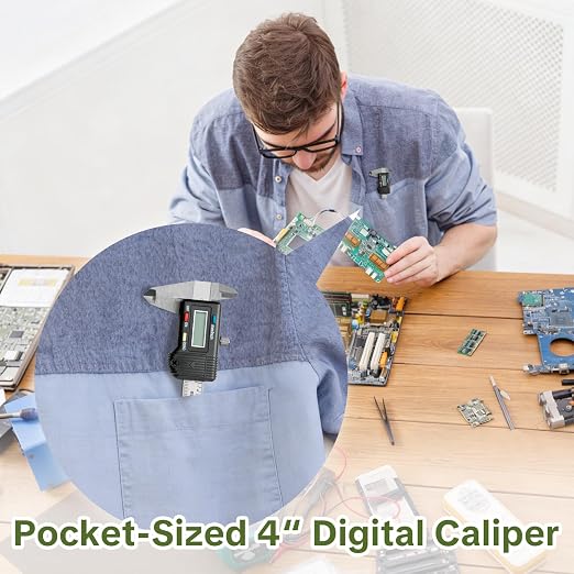 Digital Caliper 0-4" Measuring Tool - Image 2