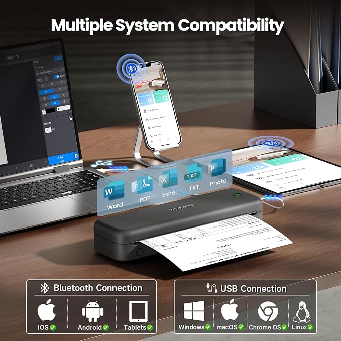 Phomemo M834 Portable Printer Wireless - Image 4