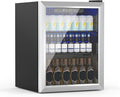 Compact 70 Can/1.7Cu.Ft Mini Fridge, Reversible Glass Front Door | For Soda, Beer or Wine, Portable Small Beverage Refrigerator With Digital Display&Removable Shelves for Office, Dorm, Bar by Unknown