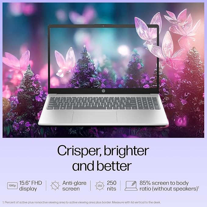 HP Laptop 2026 Copilot AI, 15.6" FHD, 8GB RAM, 256GB SSD, Intel Processor | WiFi 6, Office 365, Long Battery Life, Portable Size & Lightweight, Windows 11 Home for Students & Business Office - Image 5