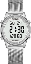 Women's Step Counter Pedometer Watch by TIMEURE