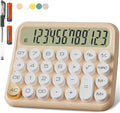 Mechanical Calculator 12 Digit Extra Large 5-Inch LCD Display, DECKLIT Battery by DECKLIT