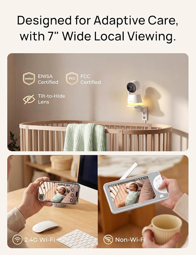 Dr.Care LumiView Max Smart WiFi Baby Monitor - Image 2