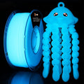 LOVOON 3D Printer Filament Glow in Dark, Luminous Glow Blue PLA, Magic by LOVOON