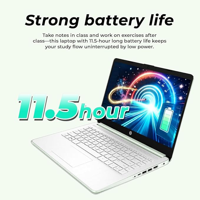 HP 14 inch Essential Laptop Computer, 2026 Edition, 4GB DDR5 RAM, 128GB SSD, Intel N150 CPU, Long Battery Life, 1TB Cloud Storage, Windows 11 with Microsoft 365 - Image 6