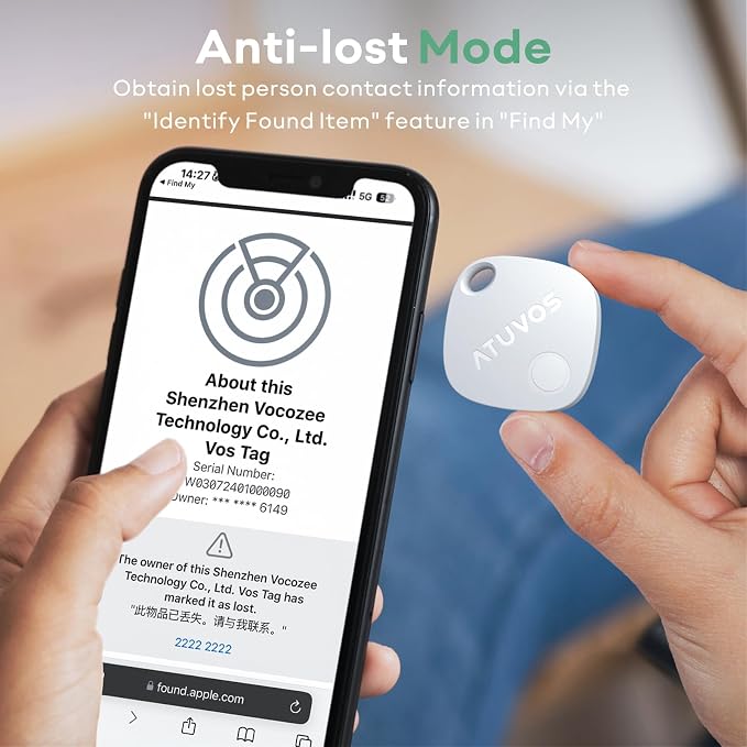 ATUVOS Air Tracker Tags-4 Pack, Keys Finder and Item Locator - Image 5