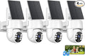 2K Security Camera System, 5GHz&2.4GHz WiFi Solar Wireless Cameras by STARTWITHGianteye