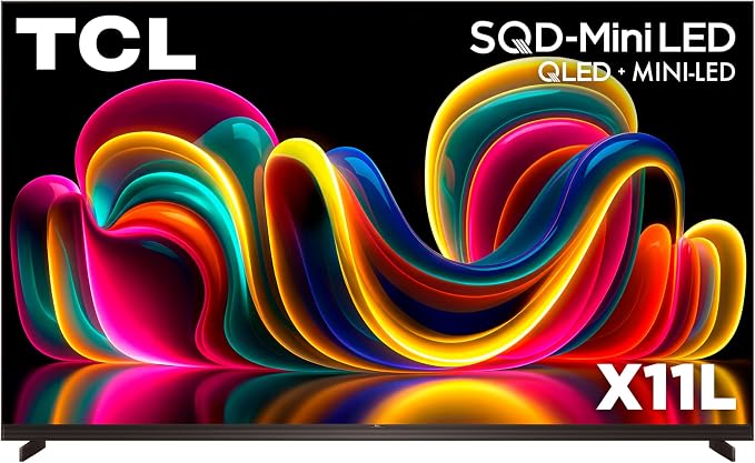 TCL 85 Inch Class X11L | SQD-Mini LED | 85X11L, 2026 Model | 144HZ Ultimate Brightness & Contrast Dolby Vision | Up to LD20K Precise Dimming | Gemini AI Smart Google TV | Dolby Atmos Bang & Olufsen by TCL