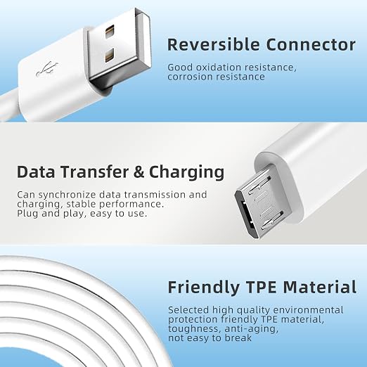 3 Pack 10ft QC3.0 Quick Charger - Image 2