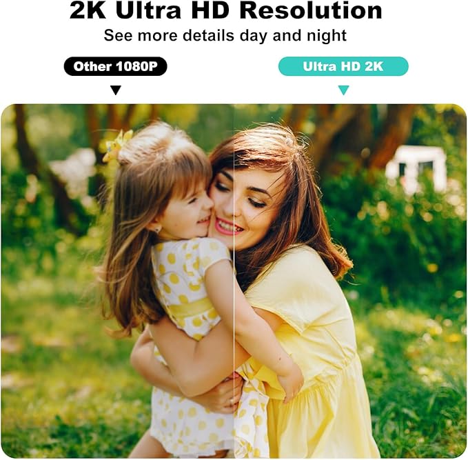 2K FHD WiFi Wireless Cameras Solar Powered, Security Cameras Wireless Outdoor - Image 5