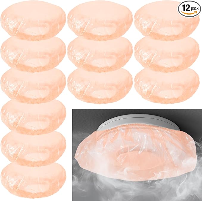 12 Pcs Orange Smoke Detector Covers by Unknown