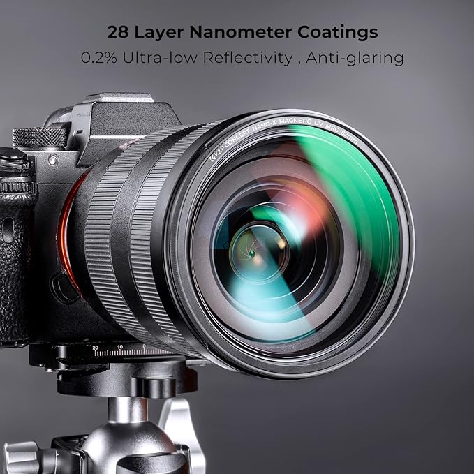 K&F CONCEPT 82mm Magnetic MC UV Lens Protection Filter + Lens Filter Cap - Image 5