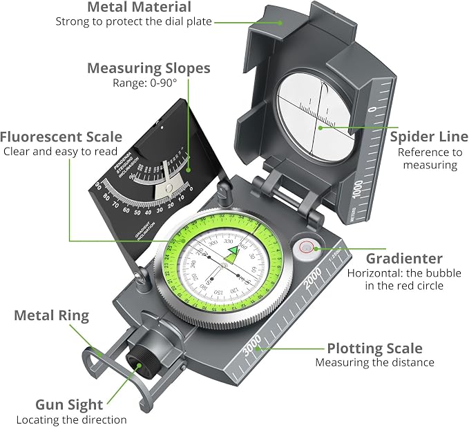 Proster IP65 Compass Hiking Survival - Image 6