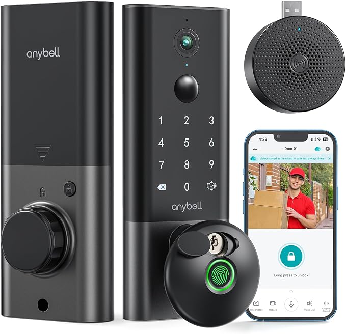 Fingerprint Smart Door Lock, ANYBELL Keyless Entry Door Lock by Unknown