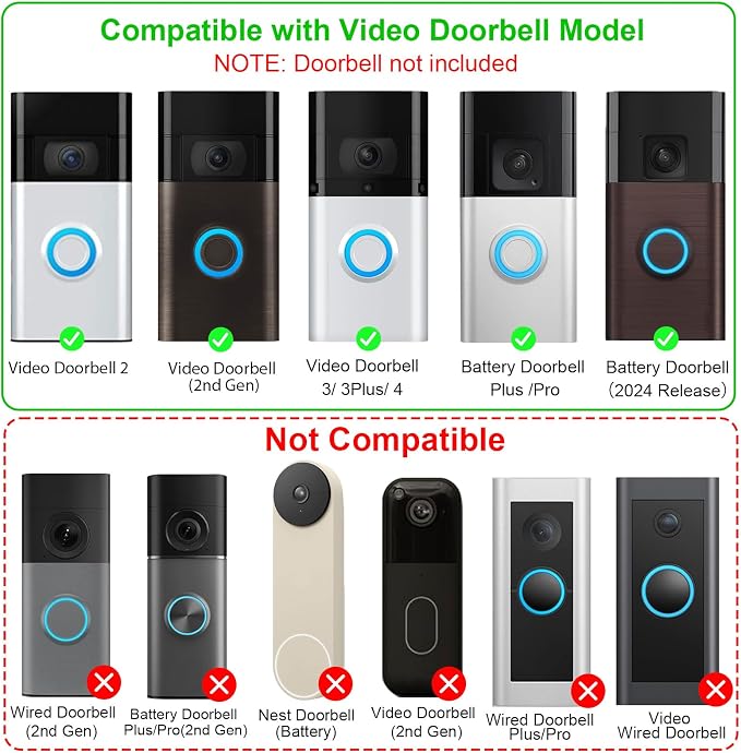 No-Drill Adhesive Doorbell Mount - Image 2