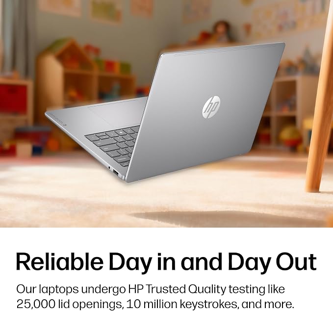 HP OmniBook 3 14 inch Next Gen AI PC, 2K Display, Snapdragon X X1-26-100, 16 GB RAM, 256 GB SSD, Qualcomm Adreno GPU, Windows 11 Home, Nouvelle Silver, 14-hz0288nr - Image 5