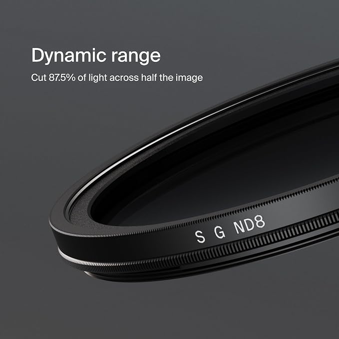 Urth 52mm Soft Graduated ND8 Lens Filter — 3-Stop, HD Optical Glass 20-Layer - Image 4