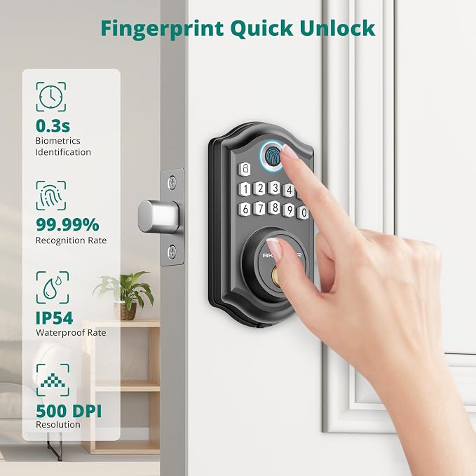 AkaGear DS10 Pro Keyless Entry Door Lock - Image 2