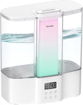 Geek-Level Aeocky Humidifier for Baby, Quiet Ultrasonic Humidifiers for Bedroom, Nursery with Ambient Light, 4L Top-Fill Cool Mist Diffuser with Timer, Sleep, Auto, Constant Humidity Mode by AeockyDirect